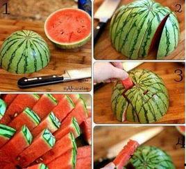 夏天吃瓜技术,瓜果飘香，解锁吃瓜新技巧